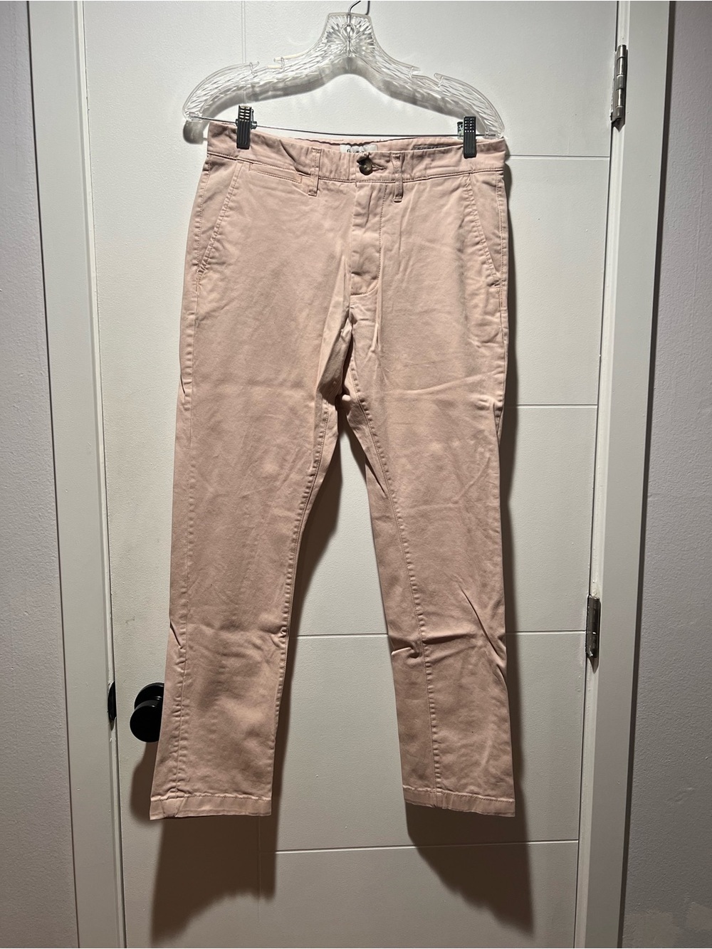 Men's Goodfellow Skinny Fit Chino Pants - Blush Pink - Size 30